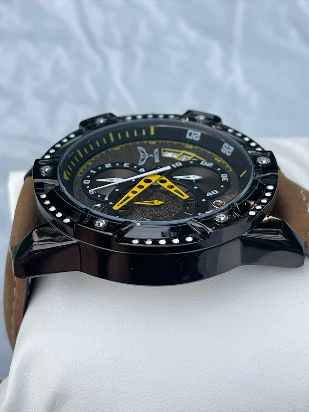 Invicta S1 Rally 1 by Invicta Men's Watch w/ Skeleton Dial - 50mm, Brown
